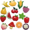 thumbnail image 1 of 15 Pcs Aimant de Réfrigérateur Fruits et Légumes Mignons Aimant de Frigo Aimant de Tableau, 1 of 7