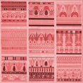 thumbnail image 1 of Ahgly Tapis d'Intérieur Lavable en Machine Carré Transitionnel Rose Saumon Clair, 6 Pieds Carré, 1 of 7
