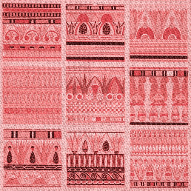 Ahgly Tapis d'Intérieur Lavable en Machine Carré Transitionnel Rose Saumon Clair, 6 Pieds Carré