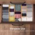 thumbnail image 4 of TFixol Adjustable Bamboo Drawer Organizer - Expandable Storage for Kitchen, Office, and Wardrobe - Multifunctional Compartments for Utensils, Underwear, Socks, and More - Eco-Friendly & Durable Design, 4 of 6