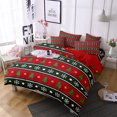 thumbnail image 1 of Innerwin Quilt Sets Printed Coverlet Set 3 Pieces Christmas Comforter Bedspread Lightweight Microfiber Breathable Ultra Soft Decor Style R Queen, 1 of 1