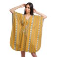 thumbnail image 1 of Moomaya Robe Courte de Caftan de Plage, Robe de Couverture Imprimée, Kaftan pour Femmes, Tenue de Plage, Couverture, 1 of 4