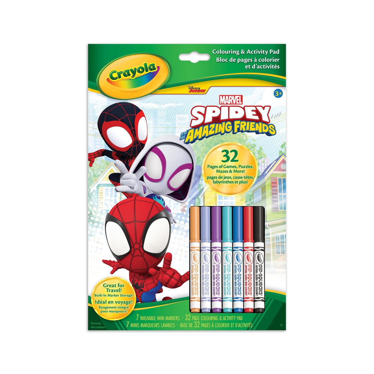 Bloc colorier & activités, Spidey et ami