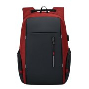 Rbaofujie Men Backpack 15.6 In USB Charging Laptop Computer Bag Casual Business