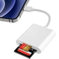 thumbnail image 1 of Lecteur de Carte SD pour iPhone, Lecteur Lightning SD et Micro SD pour goodnice - Générique, 1 of 3