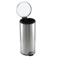 thumbnail image 4 of Better Homes & Gardens Kitchen Trash Can, 30 Litre Stainless Steel Round Step Garbage Bin with Soft Close Lid, Silver, 4 of 14