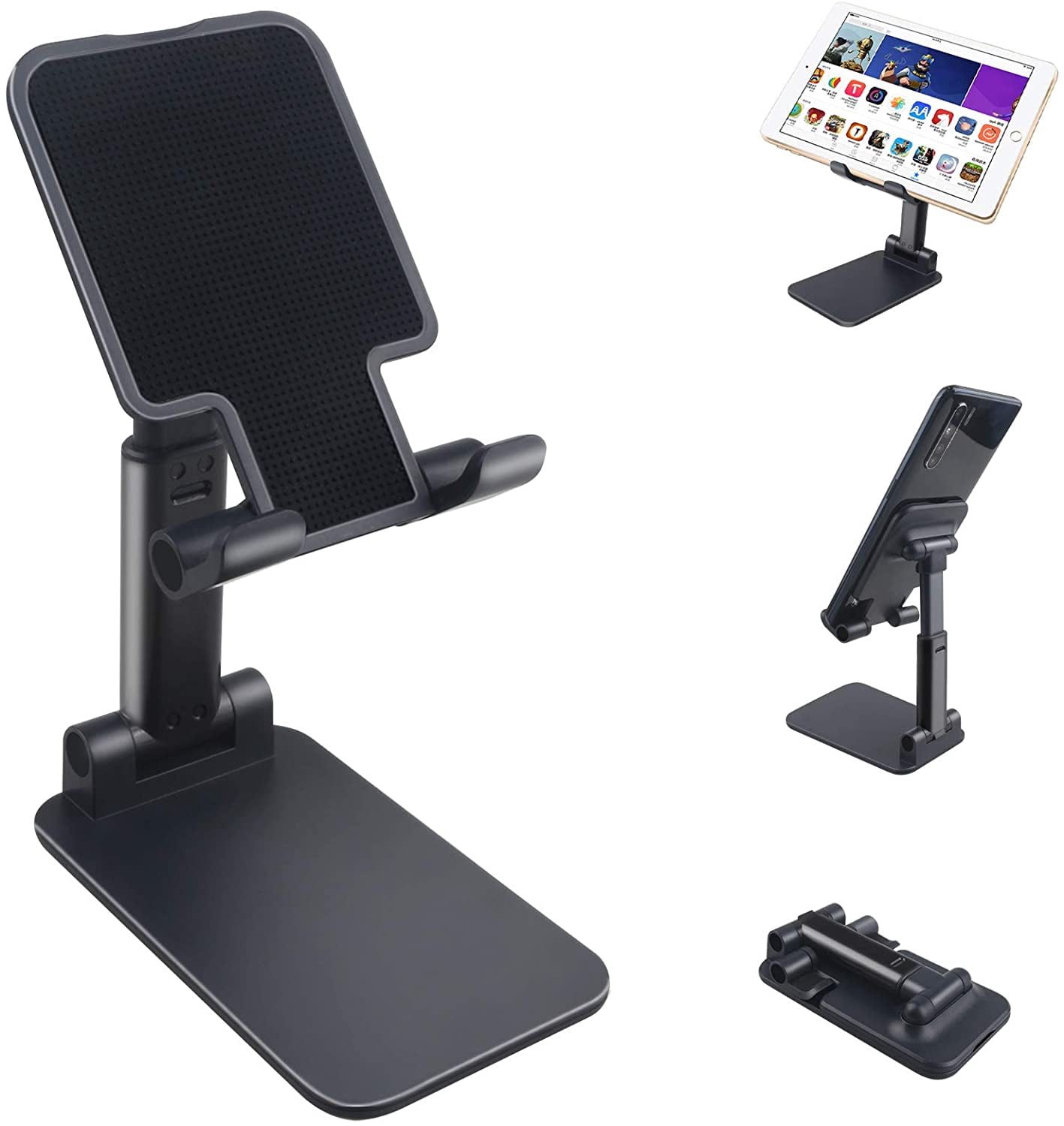 Cell Phone Stand, Angle Height Adjustable iPhone Stand for Desk, Foldable Cell Phone Holder