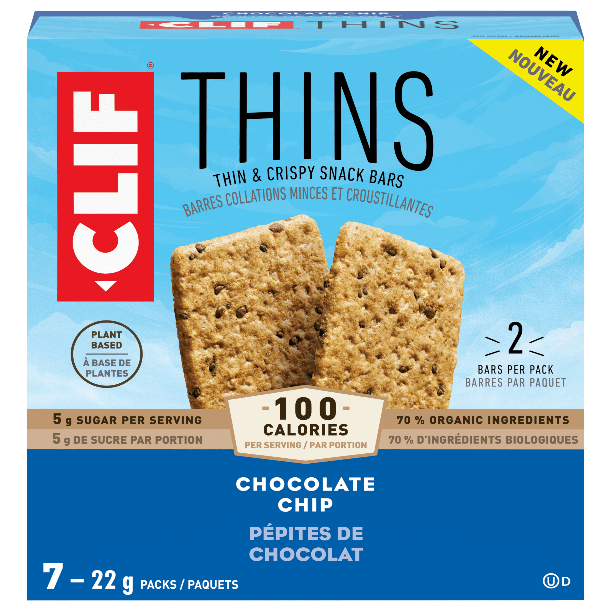 CLIF Thins Chocolate Chip 7 bars