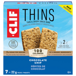 CLIF Thins Chips de chocolat 7 barres