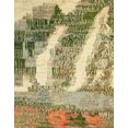 thumbnail image 1 of Ahgly Company Tapis d'Intérieur Lavables en Machine Rectangle Abstrait Gingembre Brun Vert, 8' x 10', 1 of 7