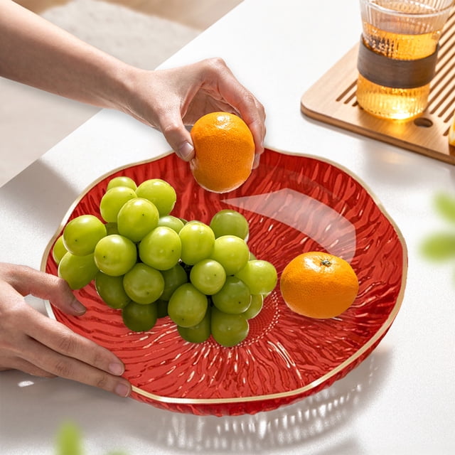 Decorative Serving Tray, Detachable Drainage Fruit Platter, Skull Design Snack Dish, Household Table Centerpiece, Easy-Clean Kitchenware