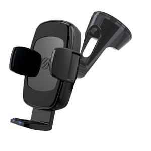 Scosche UQ3WDV-SP Montage universel de téléphone sans fil compatible avec le Qi, avec poignée de bâton noir
