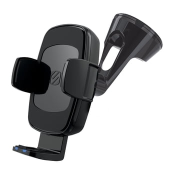 UQ3WDV-SP – Montage de recharge universelle sans fil Qi pour téléphone avec Stick Grip, noir