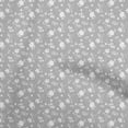 thumbnail image 1 of oneOone Polyester Spandex Gray Fabric Floral Sewing Material Print Fabric By The Yard 56 Inch Wide, 1 of 5