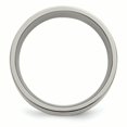 thumbnail image 2 of Titanium 14k Yellow Inlay Flat 8mm Polished Band Size 6.5, 2 of 6