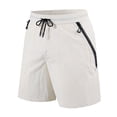 thumbnail image 2 of Styesk Mens Shorts Men Fashion Solid Color Loose And Comfortable Motion Straight-leg Work Clothes Shorts, 2 of 5