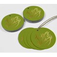 thumbnail image 4 of Inkdotpot Real Gold Foil Happy Holiday Tags Favor Hang Paper Tags 50 Pieces, 4 of 6