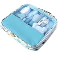 thumbnail image 4 of Baby Care Set| Infant and Baby Grooming | 13-piece baby care products | Nail and Nose Care with Bag with Handbag (Blue), 4 of 6