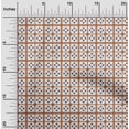 thumbnail image 1 of oneOone Organic Cotton Voile Fabric Check Ikat Decor Fabric Printed BTY 42 Inch Wide, 1 of 4