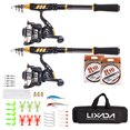 thumbnail image 2 of Spinning Rod kit,Rod And Reel With 100m Line Lures Head And 2pcs 100m Line Lures And Reel Combo Siuke Combo Kit Reel Carrier Set With 100m Mewmewcat Reel Pole Set Line Lures Head Buzhi, 2 of 6