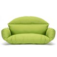 thumbnail image 1 of LeisureMod All Weather 2 Person Outdoor Hanging Egg Chair Cushion, Lime, 1 of 6