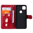 thumbnail image 3 of Case for Google Pixel 4A 4G Zipper Pocket Wallet Leather Case Magnetic Closure Flip Cover - Red, 3 of 5