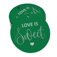 thumbnail image 1 of Inkdotpot Silver Foil Paper Hang Tags Love Is Sweet Wedding Favor Tags 100 Pieces, 1 of 1