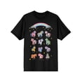 thumbnail image 2 of My Little Pony Character Collage Black T-Shirt, 2 of 3