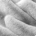 thumbnail image 5 of Bare Home Faux Fur Blanket - 60" x 80" - Ultra Soft Fleece - Oversized, Silver, 5 of 5
