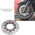 thumbnail image 3 of Motorcycle Front Brake Disc Rotor, Front Wheel Brake Disc Rotor, Stainless Steel, Aluminum Alloy, Fits Replacement for Pcx125, Pcx150, Pcx160 with Improved Design, Enhanced, 3 of 7