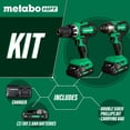 thumbnail image 2 of 18V Hammer Drill and Impact Driver Combo Kit | Metabo HPT KC18DFX, 2 of 7