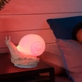 thumbnail image 4 of Jpxdew Touch Dimming Night Light,USB-C Rechargeable,24 Color Changing Modes,ABS Snail Lamp Decor, 4 of 9
