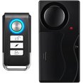 thumbnail image 1 of Wireless Vibration Alarm with Remote Control Anti-theft Alarm Bicycle/Motorcycle/Vehicle Security Alarm, 110db Loudness, Door and Window Alarm (Black), 1 of 3