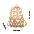 thumbnail image 3 of Aihimol Cute Cow Print Backpack Fashionable And Versatile Large Capacity Backpack Small And Fresh Student Backpack Casual Backpack, 3 of 6