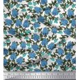 thumbnail image 1 of Soimoi Rayon Fabric Leaves & Floral Block Print Fabric by Yard 56 Inch Wide, 1 of 3