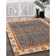 thumbnail image 2 of Ahgly Company Indoor Rectangle Abstract Brown Oriental Area Rugs, 7' x 10', 2 of 6