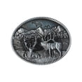 thumbnail image 1 of CTM® Scenic Elk Belt Buckle, 1 of 2