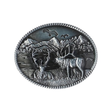 CTM® Scenic Elk Belt Buckle
