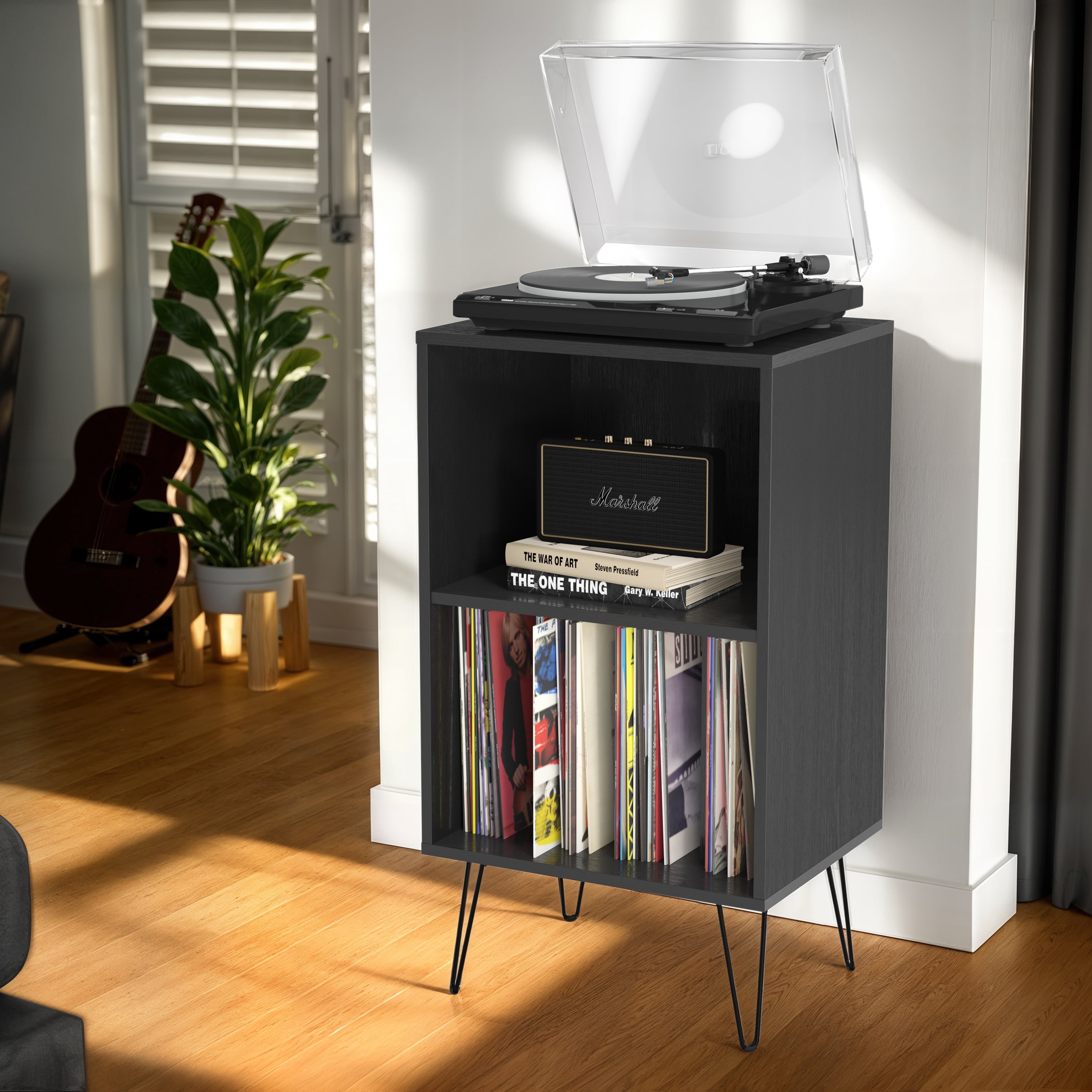 CorLiving Vintora Meuble à Plateau Tournant en Bois Manufacturé