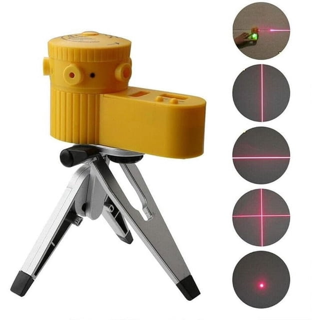 Yhmxh Cadeaux pour Femmes et Hommes, Essentiels pour la Maison Règle Rotative Ménagère Projecteur à Fils Multifonction avec Support Niveau 2 ml Niveau