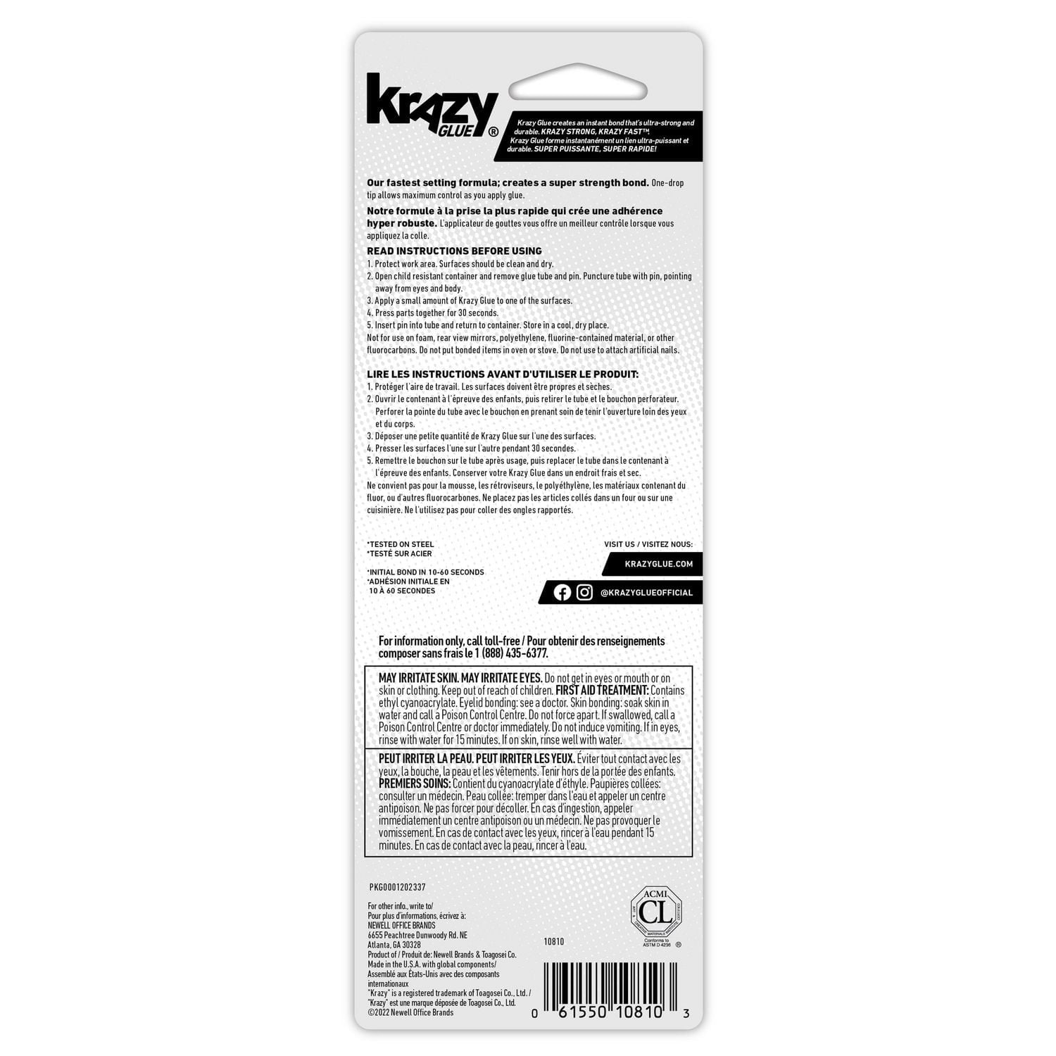 KRAZY GLUE MAX BOND 1,9ML