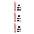 thumbnail image 2 of ZheElen Polyvalent Tubeless Pneu Presta Valve Extender pour et Vélos de Route 2 Pcs 80mm Rouge 50mm 80mm 3Set, 2 of 6