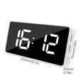 thumbnail image 2 of Kcavykas Maison, Cuisine, Rangement de Réfrigérateur, Sortie USB Recharge de Téléphone Mobile Horloge Miroir avec Répétition Réveil LED Créatif Multifonction, 2 of 2