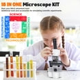 thumbnail image 4 of Kids Microscope Kit-Microscope for Kids Children Student 40X-750X,Compound Biological Educational Microscope with Smartphone Adapter Slides Set.  Gift for Boys & Girls Age 6+, 4 of 9