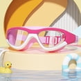 thumbnail image 2 of Lunettes de Natation pour Enfants Anti-Buée Lunettes de Natation pour Garçons et Filles avec Anti-Buée Vision Claire Longue Distance Étanche Sangles Réglables Lunettes de Natation pour Piscine Rose Bleu Foncé, 2 of 10