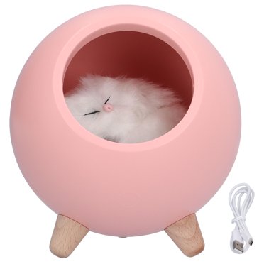 Cat Touch Led Night Light, Cute Portable Stepless Dimming Cat House LED Night Lamp  For Bedroom Study For Christmas Gift