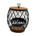 thumbnail image 2 of Abbracc Support de Capsules de Café en Fer Panier de Rangement pour Maison Famille Noir, 2 of 9