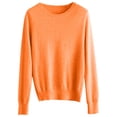 thumbnail image 3 of SHIXIAOO Chandail à Col Rond pour Femme, Chandail, Couleur Unie, Manches Longues, Robe Chandail Raglan, Chandail à Quart de Glissière, Chandail, 3 of 3