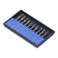 thumbnail image 3 of File, Grinding Head 3mm Shank Diameter Grinder Drill Bit Carbide  For Wood Plastic Double Cut Silver Blue Box, 3 of 8