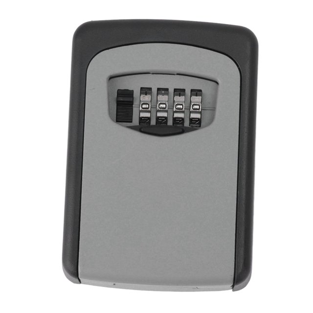 Key Lock Box, Cut Combination Lock Box Large Capacity Waterproof Versatile Aluminum Alloy Wall Mount For Pet Caregivers For Indoor Silver Gray,Green